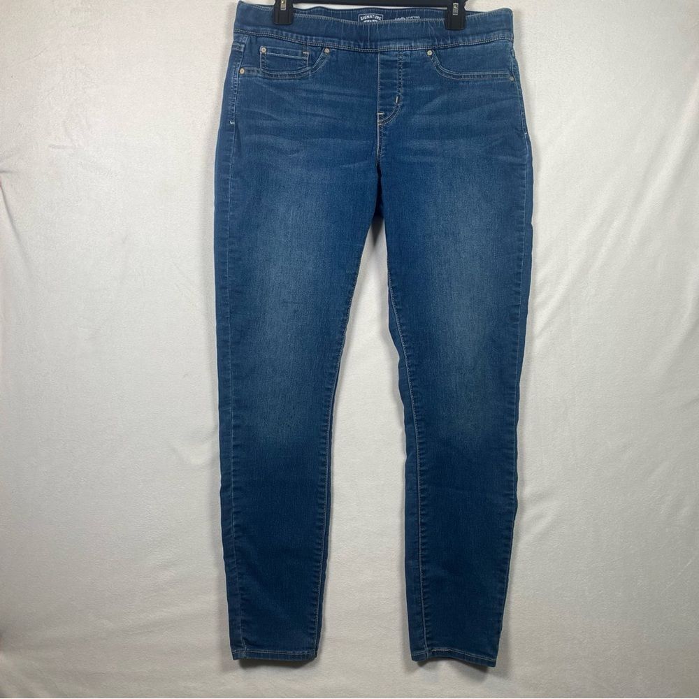 Levi's Signature Gold Totally Shaping Pull On Skinny Jeans Size 14L